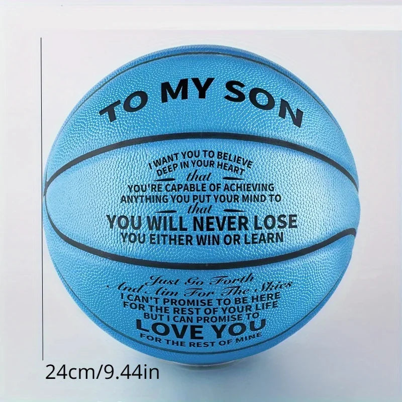 1Pc Blue Creative Special Basketball, Ideal Gift for Some Special Occasions Such As Birthdays, Anniversaries