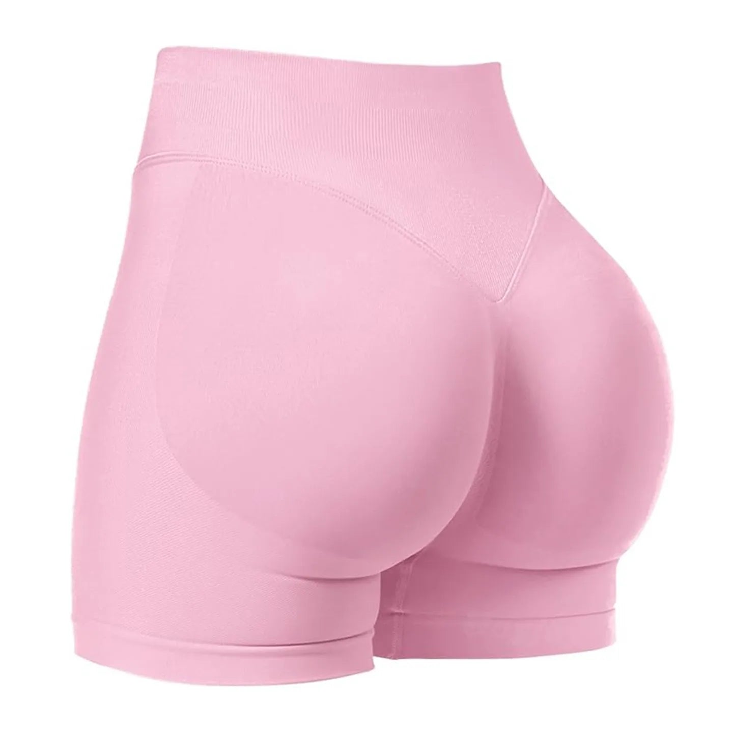 CZGUKE4.5''Shorts Seamless Low Ribbed Waistband Gym Shorts Scrunch Bum Yoga Shorts Booty High Stretch Running Bike Shorts