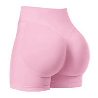 CZGUKE4.5''Shorts Seamless Low Ribbed Waistband Gym Shorts Scrunch Bum Yoga Shorts Booty High Stretch Running Bike Shorts