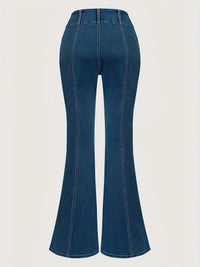 Elegant, fashionable, high-end and comfortable blue jeans for ladies