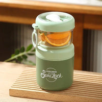 Stainless Steel Soup Cup Breakfast Oat Cups Students Office Workers Portable Milk Fruit Salad Cup Sealed Thermos Container