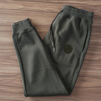 Spring New American Retro Terry Cloth Letter Embroidery Sweatpants Men's Simple Washed Drawstring Casual Sports Ankle-tied Pants