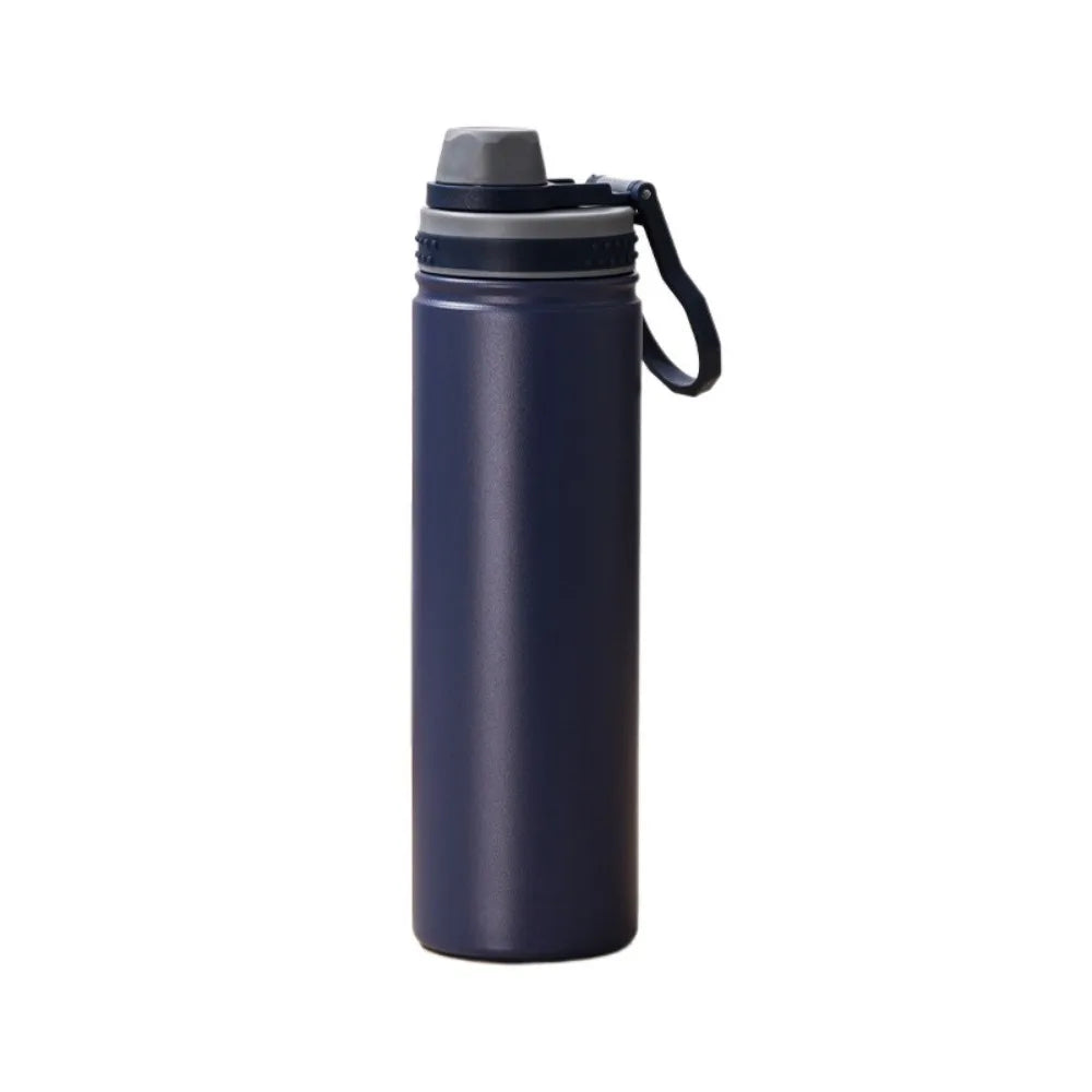 Portable Stainless Steel Vacuum Thermos Cup 750ml Fashion Insulation Cup Large Capacity Minimalist Water Bottle Travel