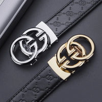 Men's designer belts luxury business belts high quality alloy buckle automatic buckle adjustable