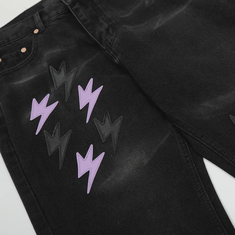 Spring Summer New Fashion Casual Hip Hop Softened Denim Straight Leg Pants High Street Men Women Loose Comfortable Jeans