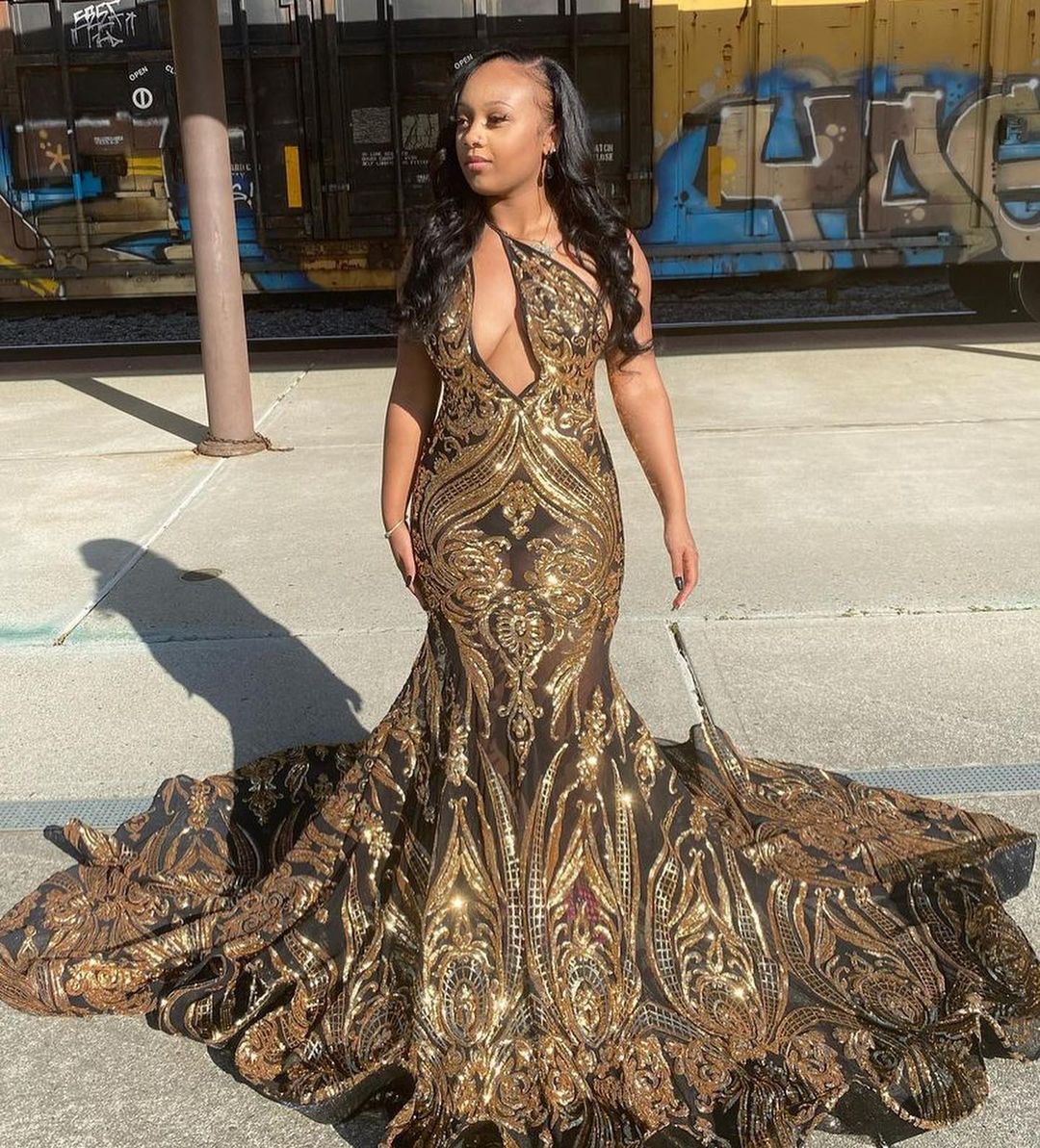 Long Prom Dresses 2023 Sexy See Through Mermaid Style Black and Gold W Mega Mart Center Long Prom Dresses 2023 Sexy See Through Mermaid Style Black and Gold W Mega Mart Center
