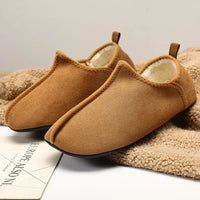 Winter Cotton Shoes Men Warm Slip on Lightweight Slippers Women Plush Bedroom Home Cotton Loafers Unisex Winter Warm Shoes