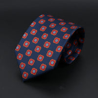 Fashion Men's 7.5cm Silk Tie Super Soft Bohemian Style Dot Chic Novelty Red Blue Necktie Suit Shirt Luxury Banquet Accessories