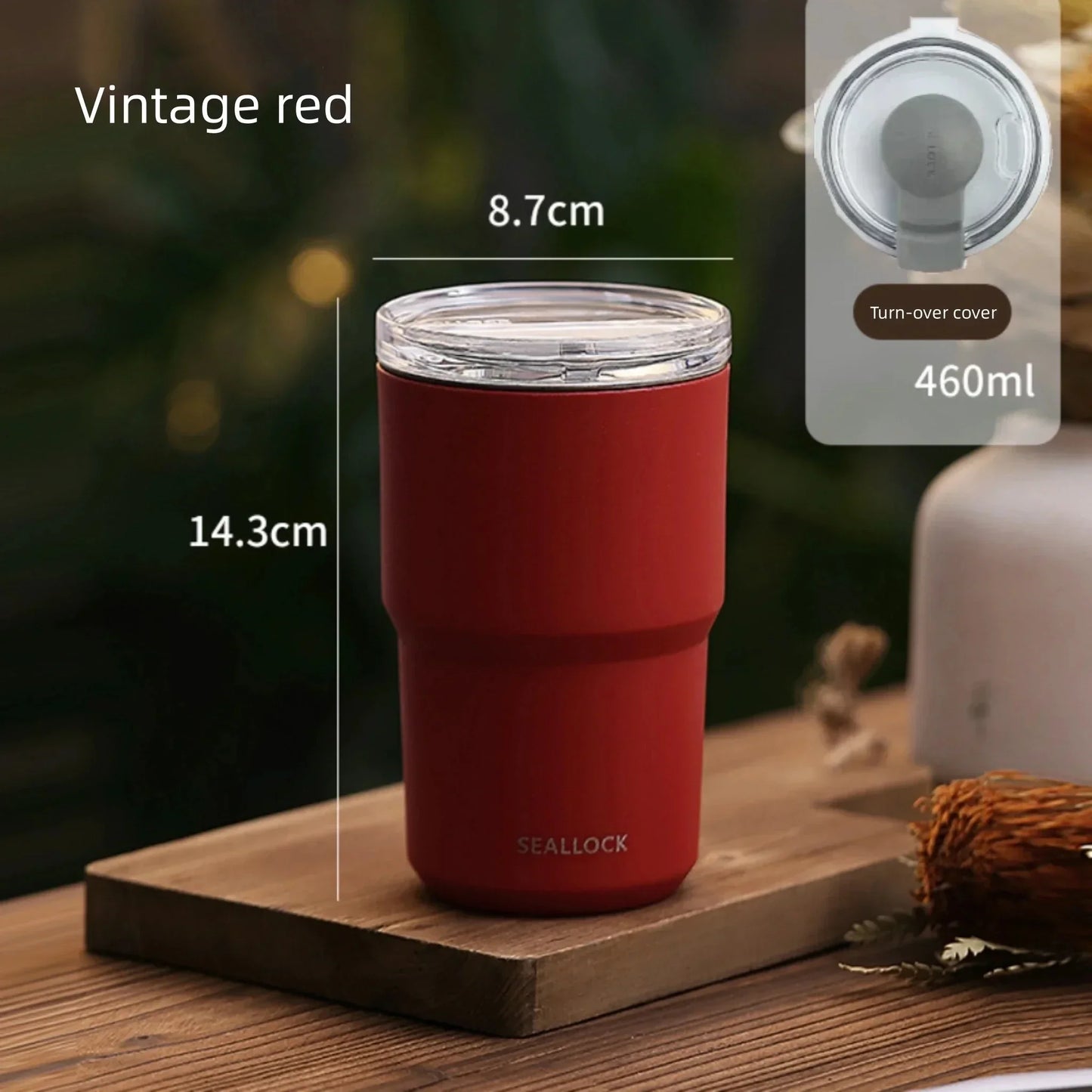 Stainless Steel Coffee Cup Double Layer Vacuum Insulation Cup Office Outdoor Portable Fashion Car Water Mugs for Friends Gifts