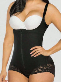 1 Pc Shapewear For Women Tummy Control Fajas Colombianas Body Shaper Zipper Open Bust Bodysuit