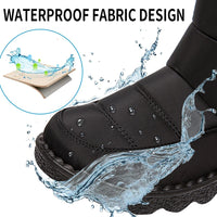 Waterproof Winter Boots for Women 2025 New Faux Fur Long Plush Snow Boots Woman Platform Shoes Warm Cotton Couples Ankle Boots