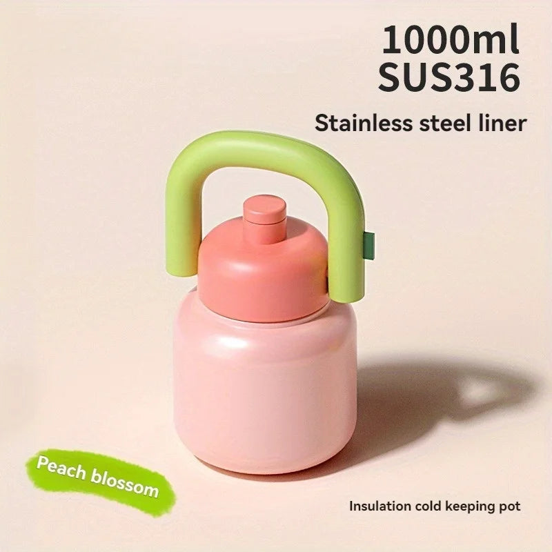 316 Stainless Steel Insulation Large Capacity Outdoor Insulation Water Cup Water Bottle Kettle Summer Cold Cup Ice Cup