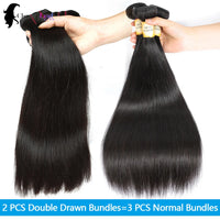 15A Double Drawn Human Hair Bundles Vietnamese Raw Hair Bundles 100% Human Hair Straight Bundles Unprocessed Hair Extensions