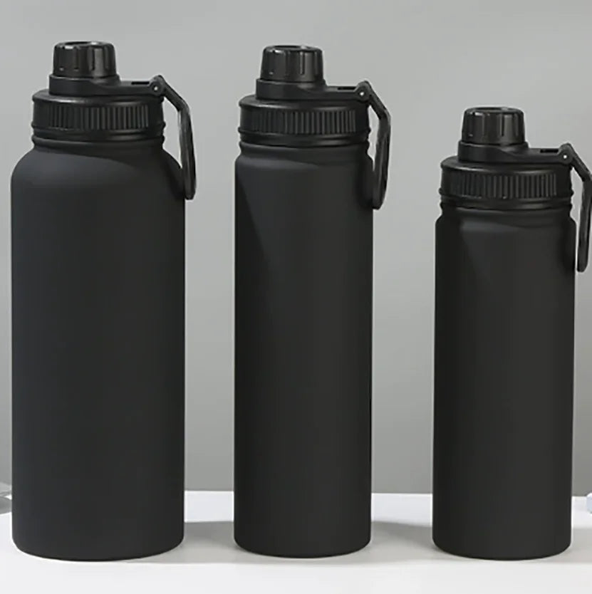 LOGO stainless steel insulated cup portable vacuum sports kettle outdoor large capacity hiking kettle space kettle insulated cup