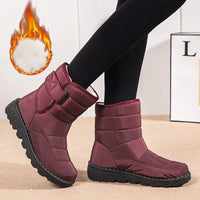 Waterproof Winter Boots for Women 2025 New Faux Fur Long Plush Snow Boots Woman Platform Shoes Warm Cotton Couples Ankle Boots