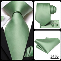 Hi-Tie Blue Business Solid 100% Silk Men's Tie NeckTie 8.5cm Ties for Men Formal Luxury Wedding High Quality Gravata