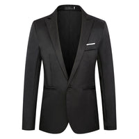 Boutique 5XL Men's Suit Fashion Elegant Gentleman Solid Color Slim Fit Dress Casual Business Italian Style Wedding Formal Blazer