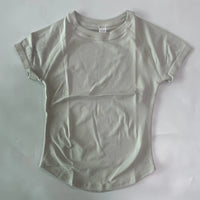Longline Short Sleeve Top For Women Gym Crop Top Light Weight Yoga Top Shirt Stretchy Workout Clothes Running Sports Shirts