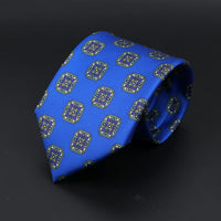 Fashion Men's 7.5cm Silk Tie Super Soft Bohemian Style Dot Chic Novelty Red Blue Necktie Suit Shirt Luxury Banquet Accessories