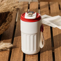 Double-layer Stainless Steel Vacuum Insulated Water Cup with Intelligence Temperature Display Thermal Travel Mug Coffee Hot Cup