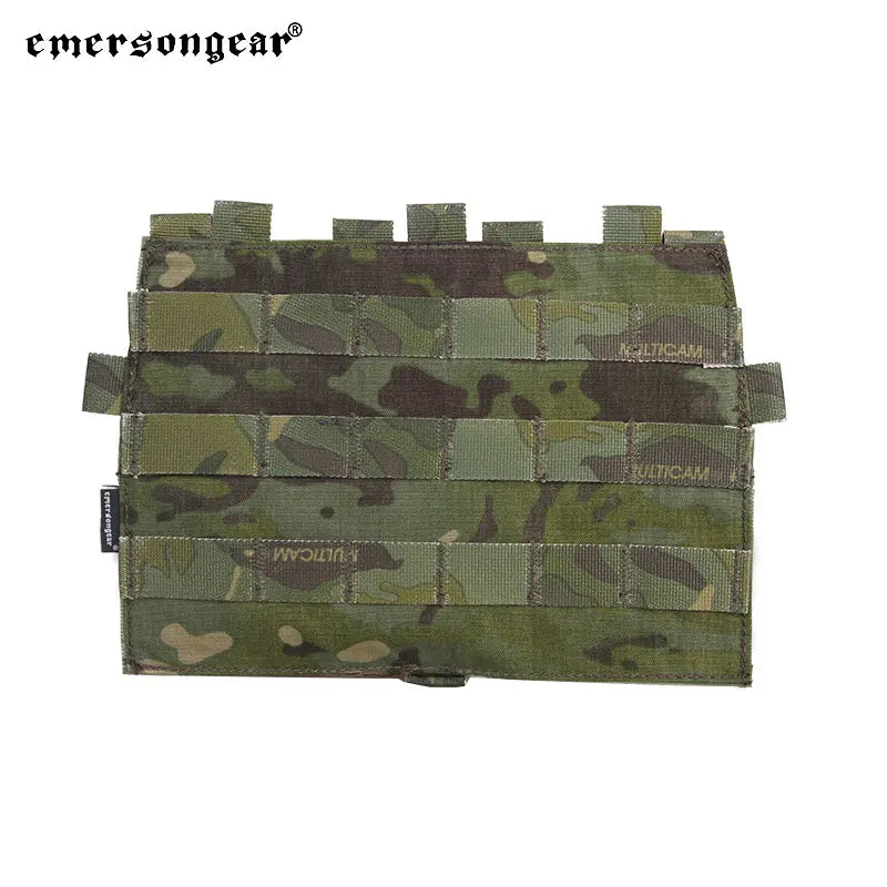 Emersongear Tactical Front MOLLE Panel For Detachable Modular Pouch Plate Bag For AVS JPC Vest Plate Carrier Airsoft Hunting