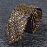 New Skinny 6CM Mens Necktie Slim Narrow Ties For Man Plaids Striped Paisley Jacquard Cravat Business Party Corbatas Neck Tie