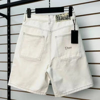 Embroidery men's jeans embroidered European and American letter decoration street style hip-hop gothic fashion pants