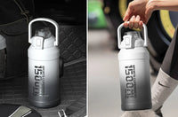 Thermos Water Bottle With Straw Handle Cup 316 Stainless Steel Flask Large Capacity Vacuum Insulated Tumbler