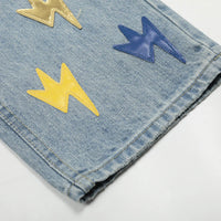 Spring Summer New Fashion Casual Hip Hop Softened Denim Straight Leg Pants High Street Men Women Loose Comfortable Jeans