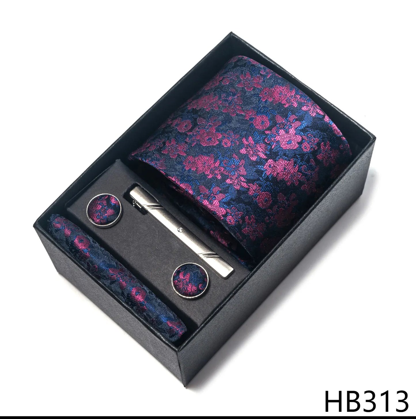 2025 New Design Fashion Brown Paisley Tie Handkerchief Cufflink Set For Men Necktie Clothing Accessories Birthday Present