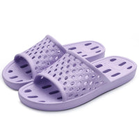 CRACOMIN Summer New Shower Shoes For Women Quick Dry Pool Sandals With Drain Holes Bathroom Slides Lightweight EVA Home Slippers