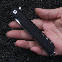 Multi-functional folding knife, high hardness sharp blade material with clamp design, outdoor camping portable folding knife, ho