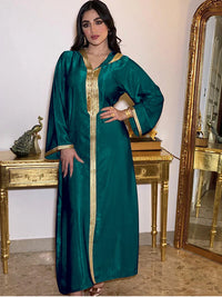 Djellaba Arabic Long Dress for Women Islamic Dubai Hoody Abaya Moroccan Party Kaftan Gulf Jalabiya Ramadan Eid Muslim Abayas