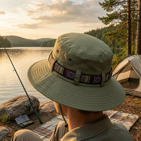 Four Seasons Bucket Hat Sun-Protection Hat for Outdoor Activities UPF50+ Wide Brim Adjustable Fishing Cap for Men and Women