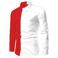 Fashion Pop Prom Party Night Club New Designer Long Sleeve Clothing Slim Button Lapel Men Tops