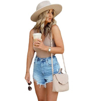 2023 Summer New High Waist Ripped Denim Shorts For Women Fashion Sexy Slim Fit Shorts Jeans Casual Female Clothing S-XL