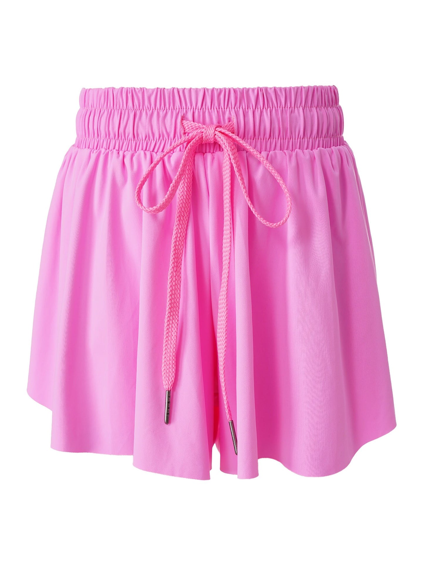 Kids Girls Sport Shorts Culottes Summer Loose Chiffon Skirts with Built-in Shorts for Jogging Tennis Badminton Workout Sportwear