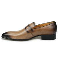 NEW Men's Luxury Loafers Cowhide Wear-resistant and Comfortable Leather Shoes Daily Dress Fashion Office Formal Shoes Leather