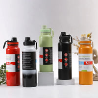 304 Stainless Steel Kettle Large-capacity Outdoor Sports Insulated Pot with Portable Portable Handheld Space Pot Straight Cup