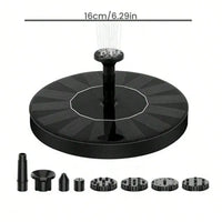 New Mini Solar Water Fountain Pool Pond Waterfall Fountain Garden Supplies Decoration Outdoor Solar Powered Fountain Bird Baths