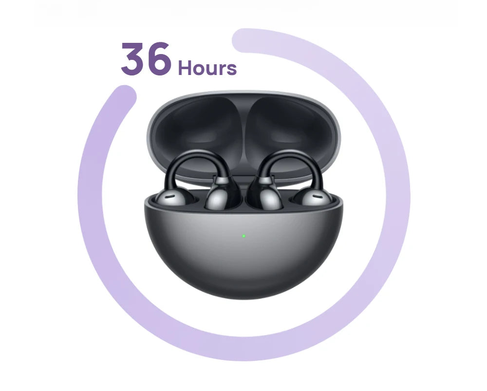 HUAWEI FreeClip,Open-ear Wireless Headphones,Ultimate Sound,compatible with iOS and Android,8 Hours Long Battery Life,