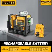 2025 NEW Dewalt DW089LG 3 Sides*360 Degree Vertical 12V Lithium Battery 12 Lines Laser Level 360 Horizontal Green Meter Outdoor