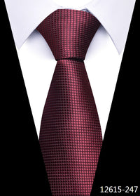 Newest Style 8 cm Necktie Man Blue Golden Striped Wedding Accessories Performance Tie Men Necktie Gravatas Fit Business