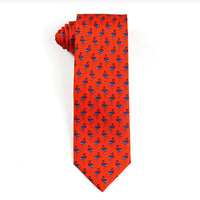 Tailor Smith 100% Silk Ties For Men Handmade Necktie With Animal Pattern Tie Father's Day Birthday Gift Tie