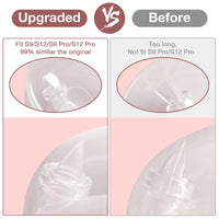 12Pcs Breast Pump Parts Compatible with momcozy S9 Pro/S12 Pro/S9/S12 Wearable Breastpump, Breastfeeding Essentials Kit,  Silico