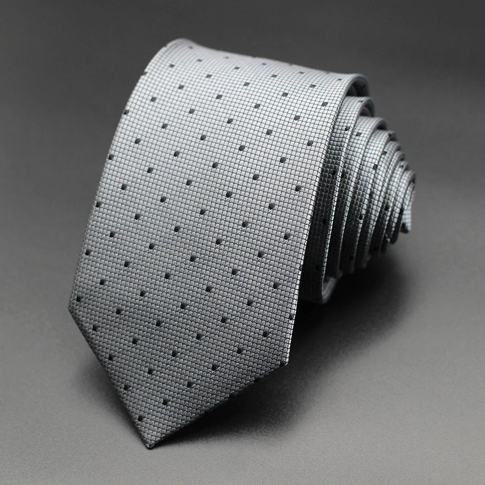 Fashion Casual Blue Red Yellow Floral Polka Dot Necktie For Men Business Gift Wedding formal Neck Ties Accessories