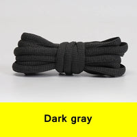 Oval Sneakers Shoe Laces Semicircle Sports Shoelaces Classic Round Shoelace Adult Unisex Woven Casual Boots Laces Shoestrings