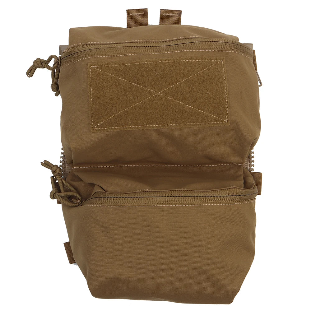 V5 FCPC Tactical Vest Backplate Supplement Sub-package Militar Airsoft Hunting Vest Plate Carrier Mag Double Sundries Pouch