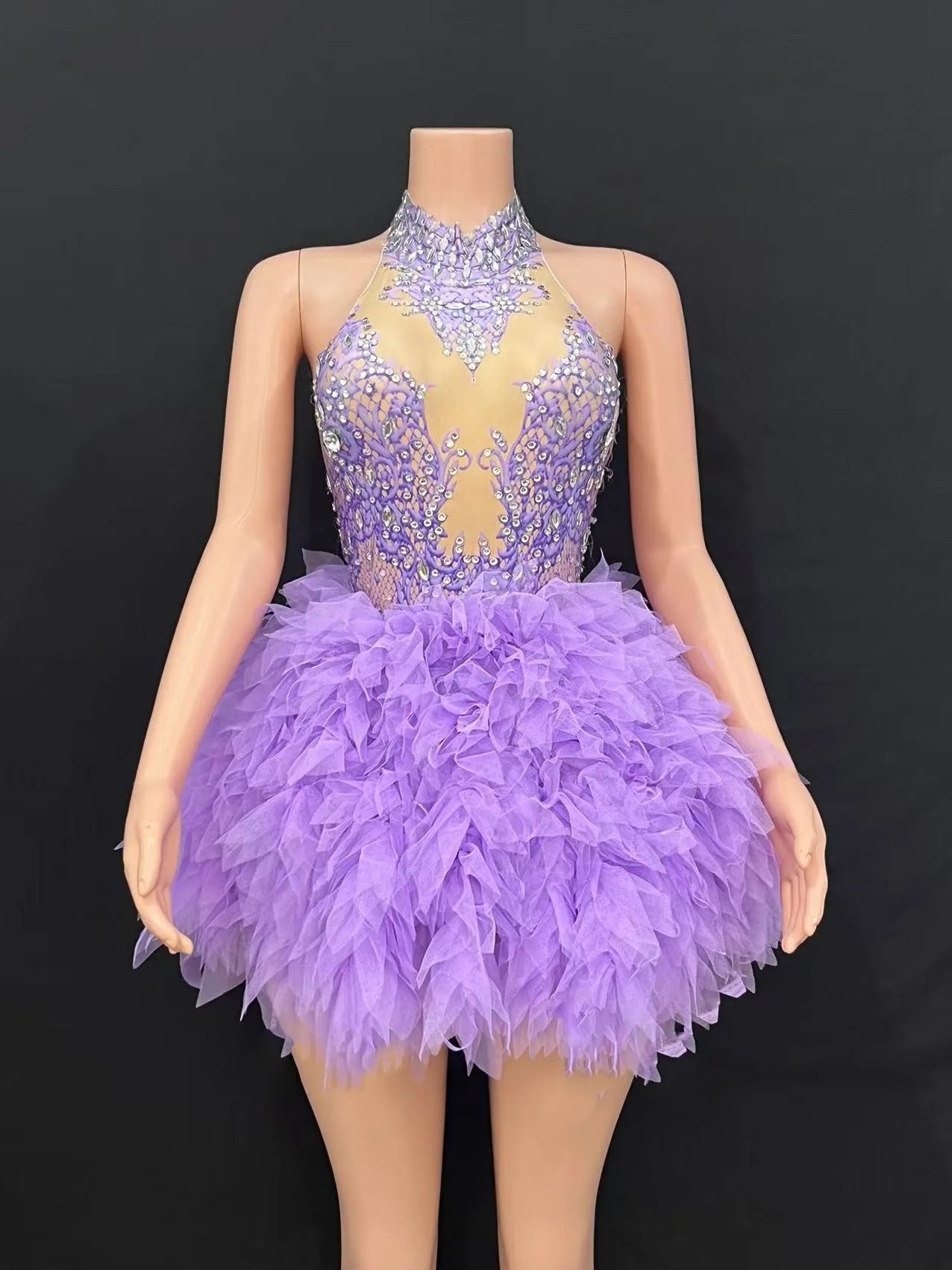 Bar ds Korean women's club nightclub pink diamond conjoinedgogo sexy hot dance interactive Kpop costume set X006