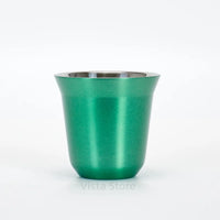 Stainless Steel Espresso Cups Double Wall Insulated Cups Demitasse Cups Coffee Cup For Drinking Coffee, Gift for Him Thermo Cup